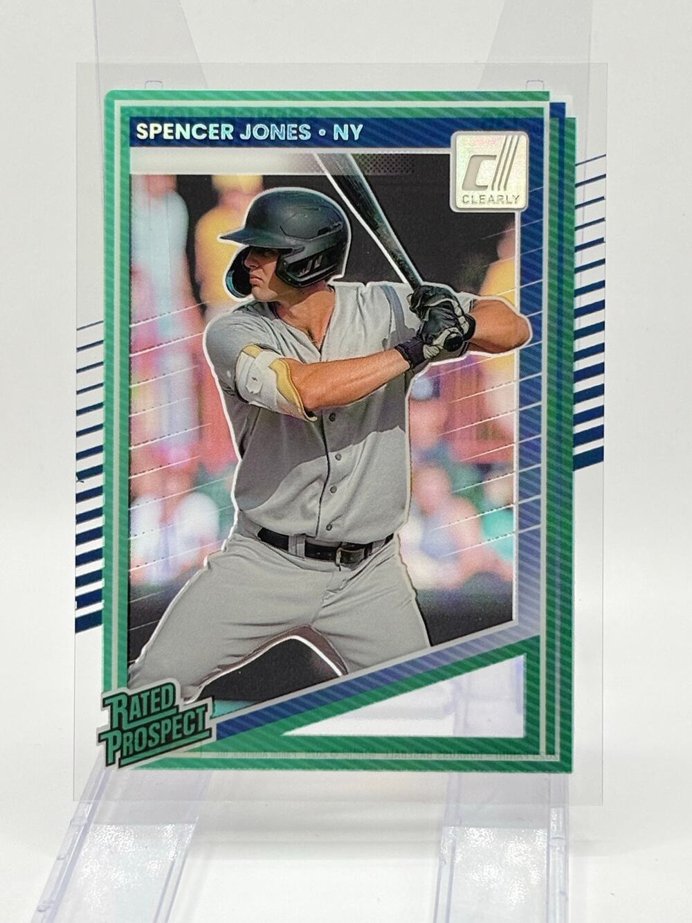 2025 Donruss Clearly Spencer Jones Rated Prospect Acetate New York Yankees